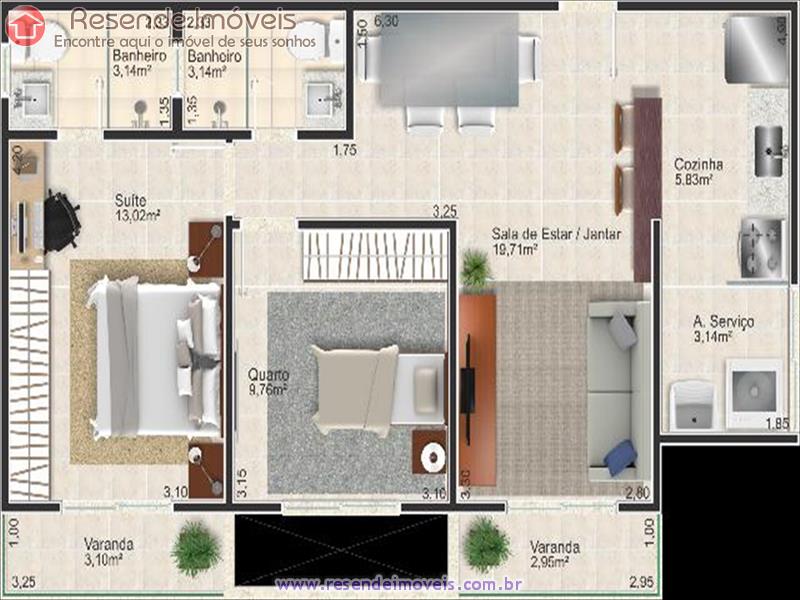 Apartamento a Venda no Santa Isabel em Resende RJ
