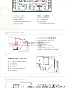 Apartamento à venda em Liberdade