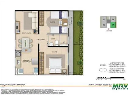 Apartamento para venda em Cidade Alegria