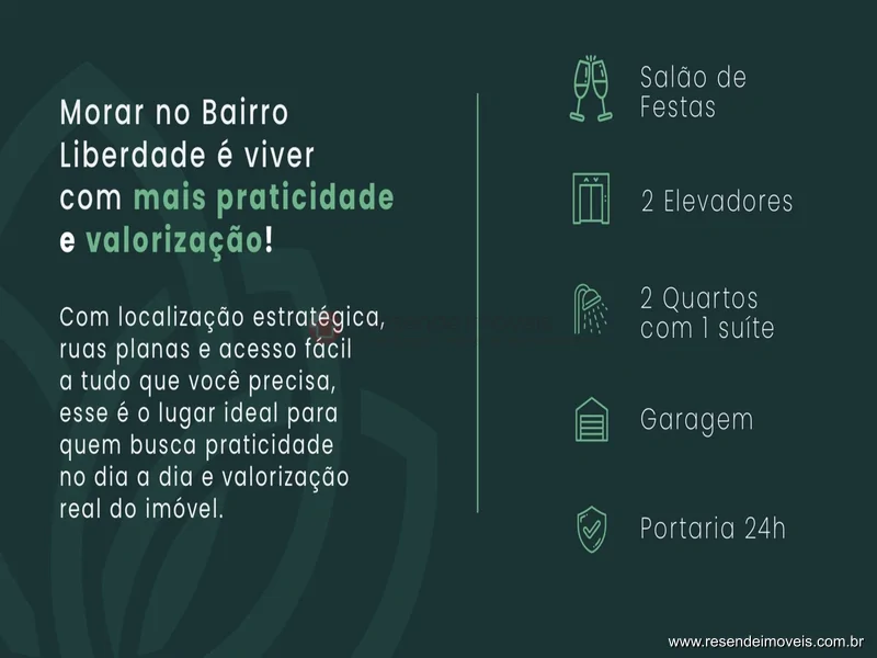 Foto 3 de 12 - Apartamento para venda em Liberdade